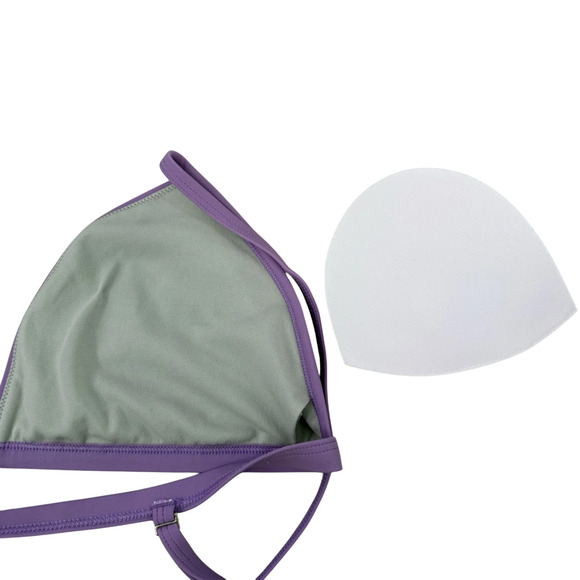 Speedo Women's Swimsuit Triangle Bikini Top Fairy Wren Size Medium New - Picture 11 of 11